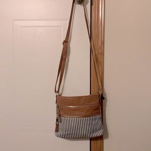 Striped Crossbody Purse